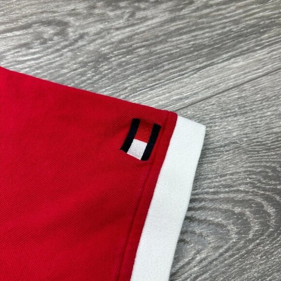 Tommy Hilfiger American Classics Flag Embroidered Polo Shirt Men's XXL RARE Y2K - Picture 6 of 15